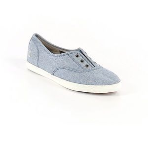 Nautical Denim Canvas Wm Slip On 7.5